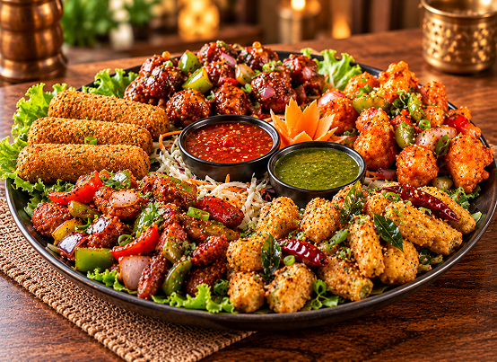 Assorted Veg Starters Platter